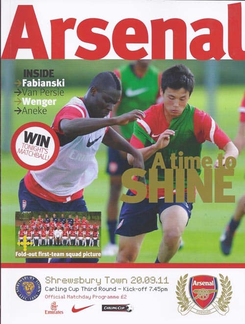 Arsenal FC v Shrewsbury Town FC